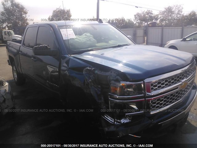 3GCPCREC4FG372491 - 2015 CHEVROLET SILVERADO C1500 LT BLUE photo 1