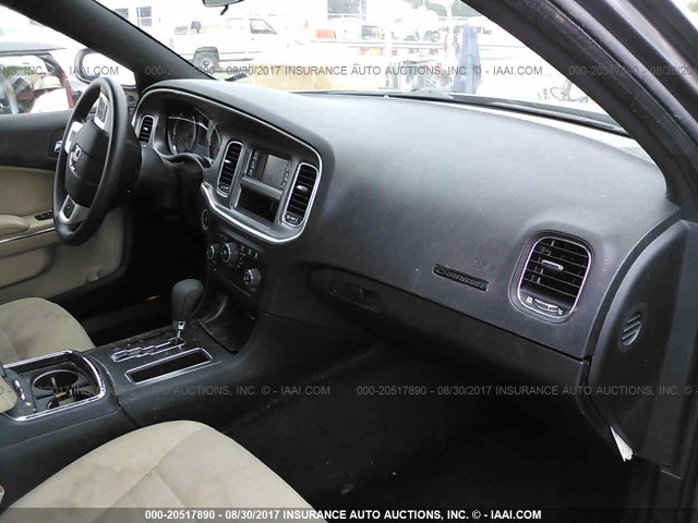 2C3CDXBG0EH241004 - 2014 DODGE CHARGER SE GRAY photo 5