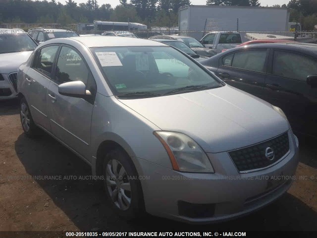 3N1AB61E87L655793 - 2007 NISSAN SENTRA 2.0/2.0S/2.0SL SILVER photo 1