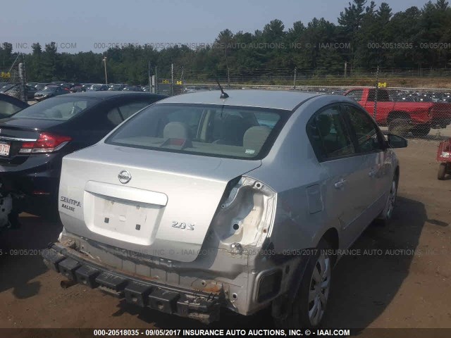 3N1AB61E87L655793 - 2007 NISSAN SENTRA 2.0/2.0S/2.0SL SILVER photo 4