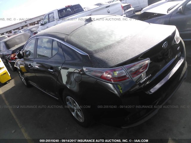 KNAGM4AD1F5079232 - 2015 KIA OPTIMA HYBRID BLACK photo 3