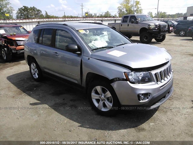 1C4NJDBB7FD381565 - 2015 JEEP COMPASS SPORT SILVER photo 1