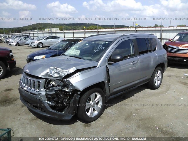 1C4NJDBB7FD381565 - 2015 JEEP COMPASS SPORT SILVER photo 2