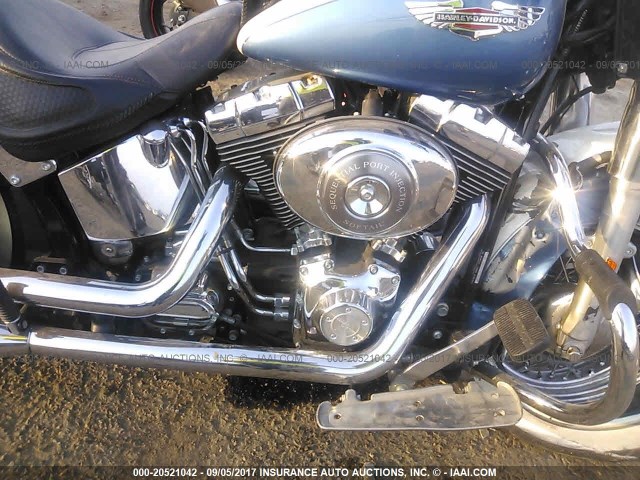 1HD1JDB185Y073638 - 2005 HARLEY-DAVIDSON FLSTNI BLUE photo 8