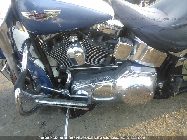 1HD1JDB185Y073638 - 2005 HARLEY-DAVIDSON FLSTNI BLUE photo 9