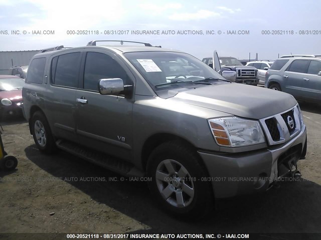 5N1AA08C37N702550 - 2007 NISSAN ARMADA SE/LE GOLD photo 1