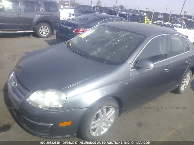 3VWEG71KX7M199220 - 2007 VOLKSWAGEN JETTA WOLFSBURG 浅蓝色 照片 2