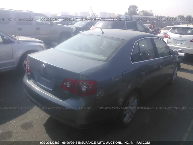 3VWEG71KX7M199220 - 2007 VOLKSWAGEN JETTA WOLFSBURG 浅蓝色 照片 4