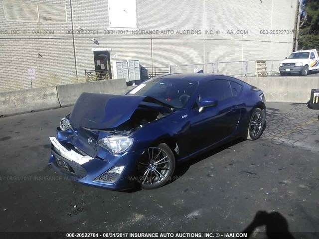 JF1ZNAA12F9700201 - 2015 TOYOTA SCION FR-S 蓝色 照片 2