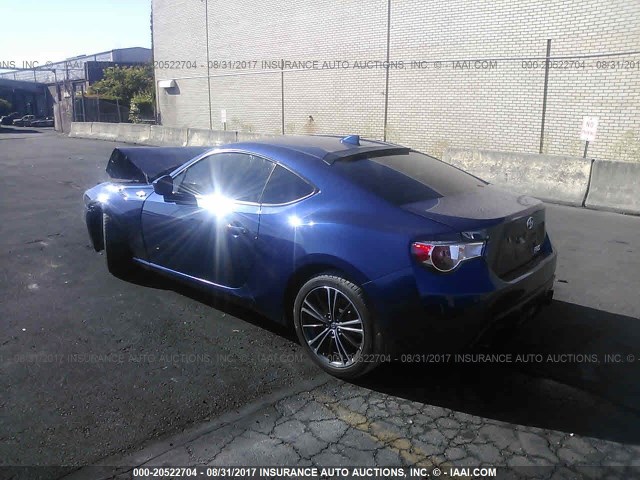 JF1ZNAA12F9700201 - 2015 TOYOTA SCION FR-S 蓝色 照片 3