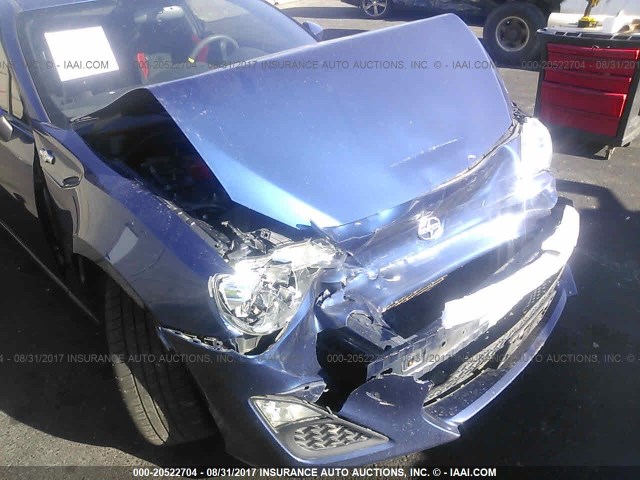 JF1ZNAA12F9700201 - 2015 TOYOTA SCION FR-S 蓝色 照片 6
