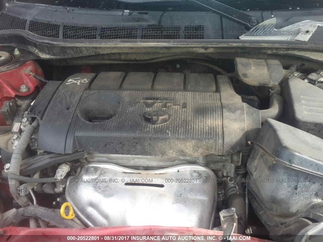 4T1BF3EK3BU129764 - 2011 TOYOTA CAMRY SE/LE/XLE RED photo 10