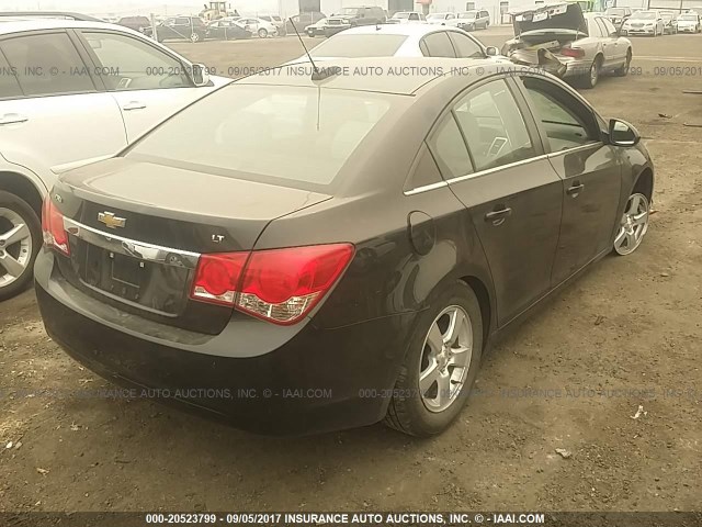 1G1PC5SB1F7295619 - 2015 CHEVROLET CRUZE LT BLACK photo 4