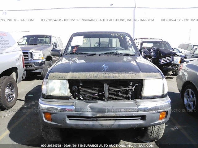 4TAWN72N2XZ550721 - 1999 TOYOTA TACOMA XTRACAB BLACK photo 6