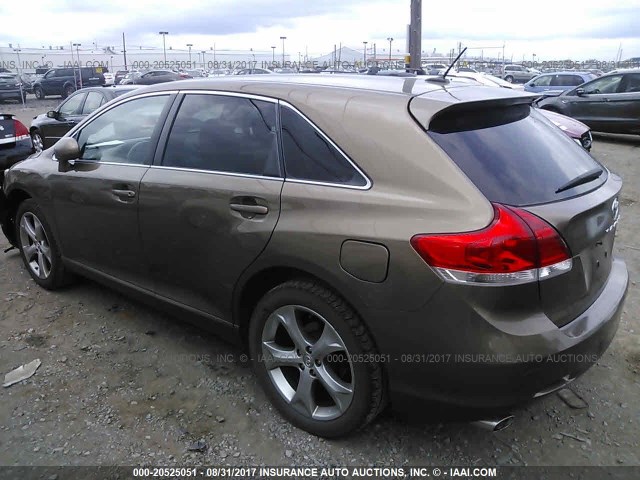 4T3ZK11A19U009295 - 2009 TOYOTA VENZA GOLD photo 3