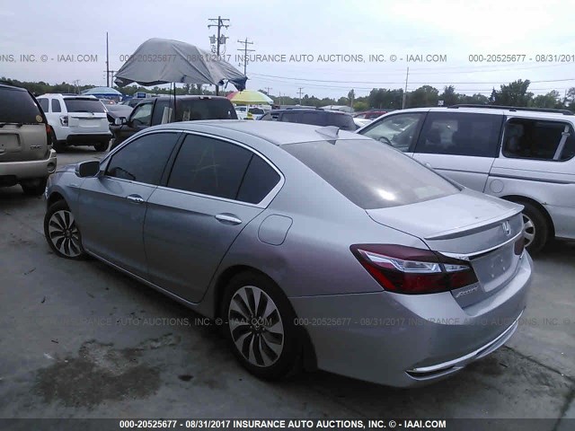 JHMCR6F3XHC012009 - 2017 HONDA ACCORD HYBRID GRAY photo 3