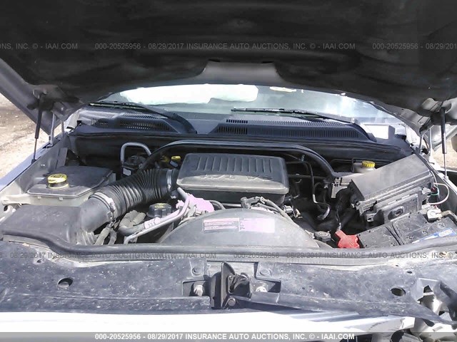 1J8HG48N26C212520 - 2006 JEEP COMMANDER SILVER photo 10