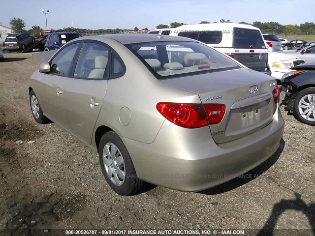 KMHDU46D18U517914 - 2008 HYUNDAI ELANTRA GLS/SE/LIMITED GOLD photo 3