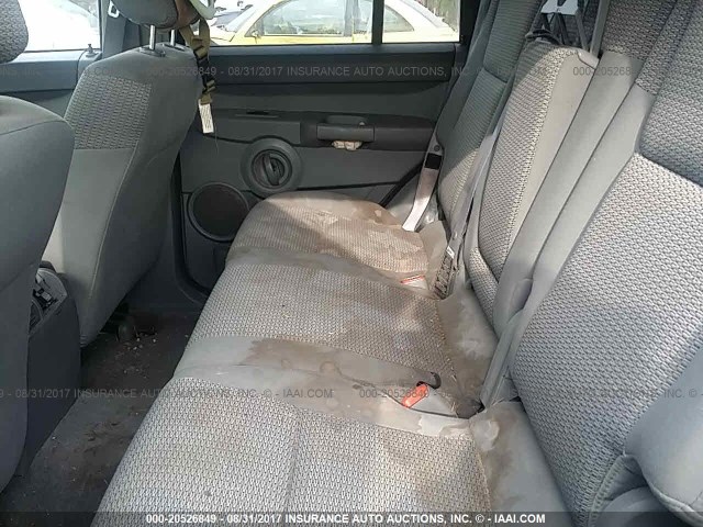 1J8HG48K76C221638 - 2006 JEEP COMMANDER BLUE photo 8