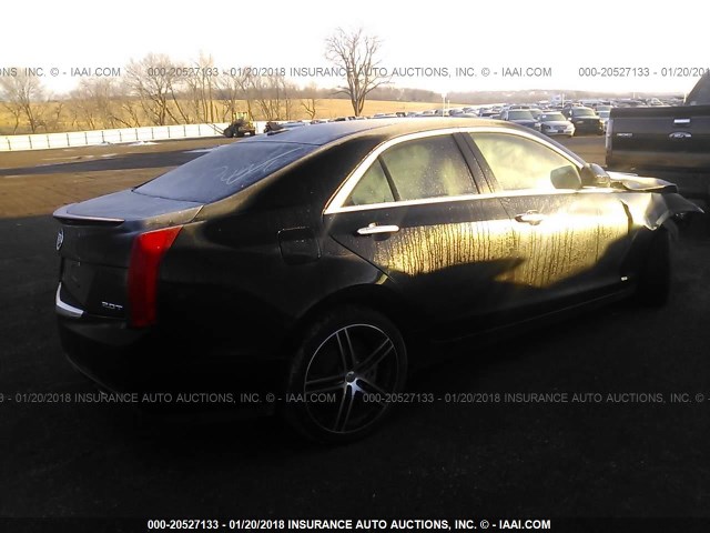 1G6AG5RX9E0163267 - 2014 CADILLAC ATS BLACK photo 4