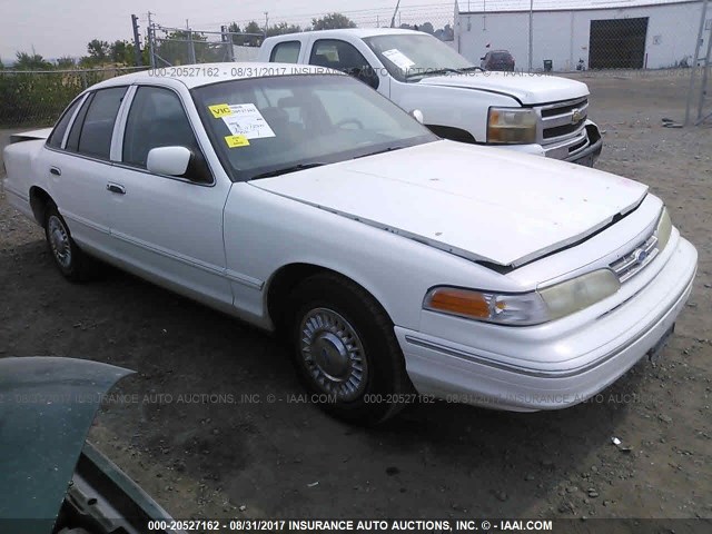 2FALP71W8VX224331 - 1997 FORD CROWN VICTORIA POLICE INTERCEPTOR WHITE photo 1