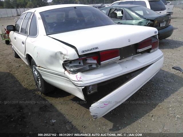 2FALP71W8VX224331 - 1997 FORD CROWN VICTORIA POLICE INTERCEPTOR WHITE photo 6