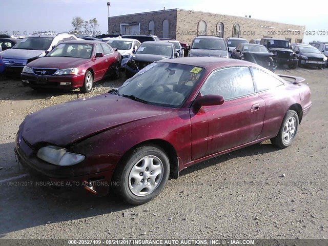 1YVGE31A8P5224018 - 1993 MAZDA MX-6 MAROON photo 2