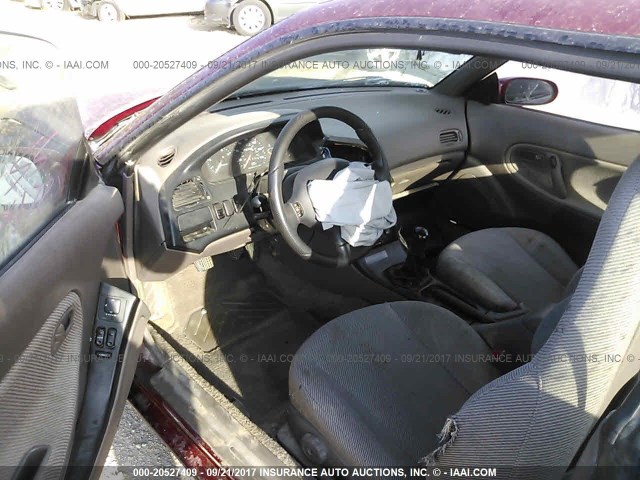1YVGE31A8P5224018 - 1993 MAZDA MX-6 MAROON photo 5