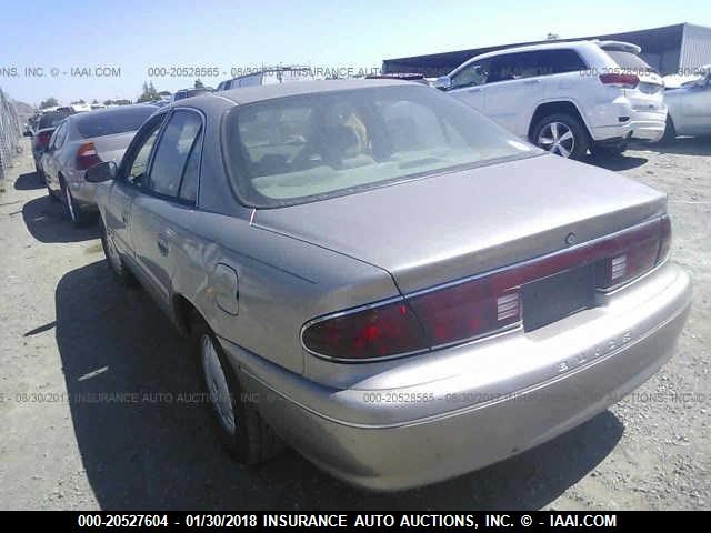 2G4WS52M1X1624384 - 1999 BUICK CENTURY CUSTOM BROWN photo 3