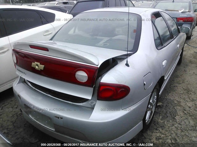 1G1JH52F547121480 - 2004 CHEVROLET CAVALIER LS SPORT SILVER photo 4