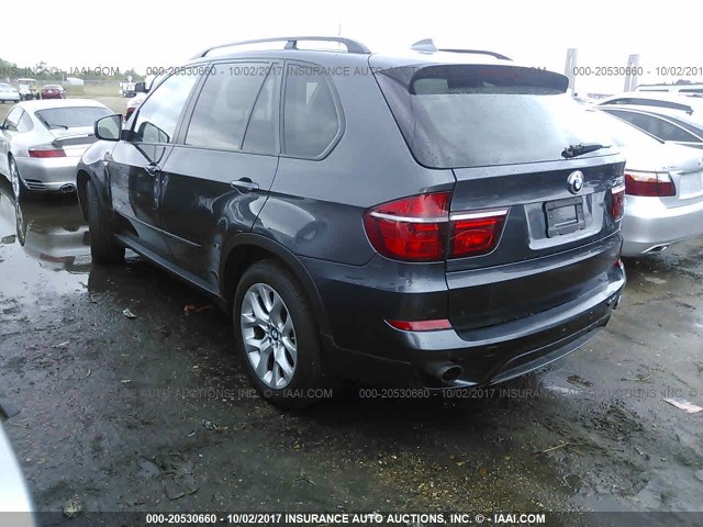 5UXZV4C54CL746816 - 2012 BMW X5 XDRIVE35I Niebieski zdjęcie 3