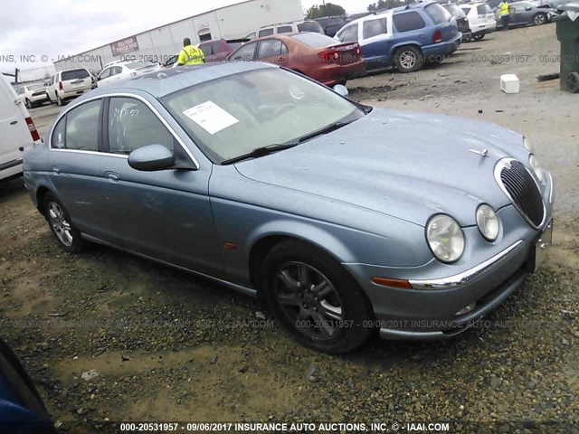 SAJEA01T03FM81639 - 2003 JAGUAR S-TYPE BLUE photo 1