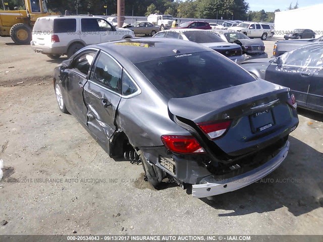 1C3CCCAB0FN504361 - 2015 CHRYSLER 200 LIMITED GRAY photo 6