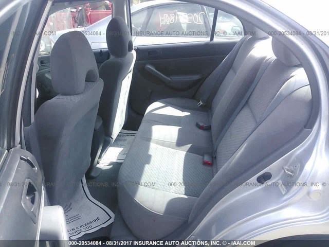 2HGES16314H552858 - 2004 HONDA CIVIC DX VP 银色 照片 8