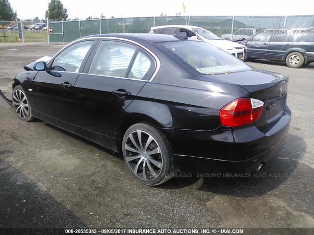 WBAVD53598AV14964 - 2008 BMW 335 XI BLACK photo 3