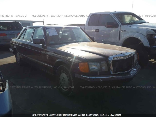 WDBCA39E1KA461018 - 1989 MERCEDES-BENZ 560 SEL RED photo 1