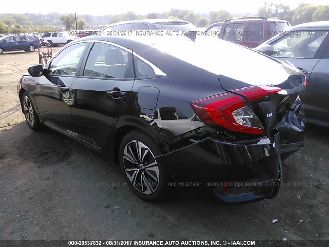 19XFC1F78HE005025 - 2017 HONDA CIVIC EXL BLACK photo 3