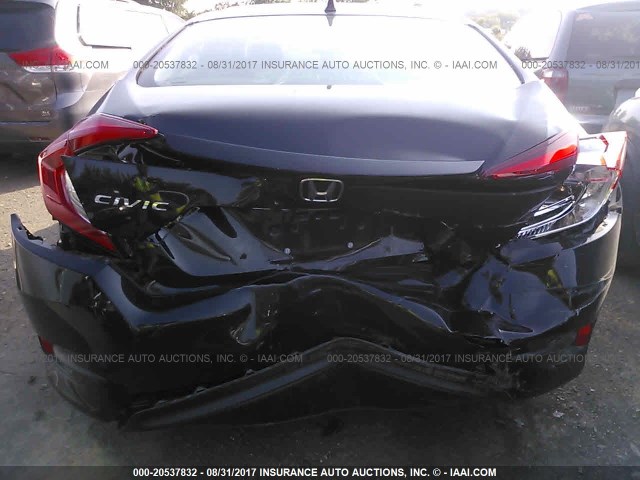 19XFC1F78HE005025 - 2017 HONDA CIVIC EXL BLACK photo 6