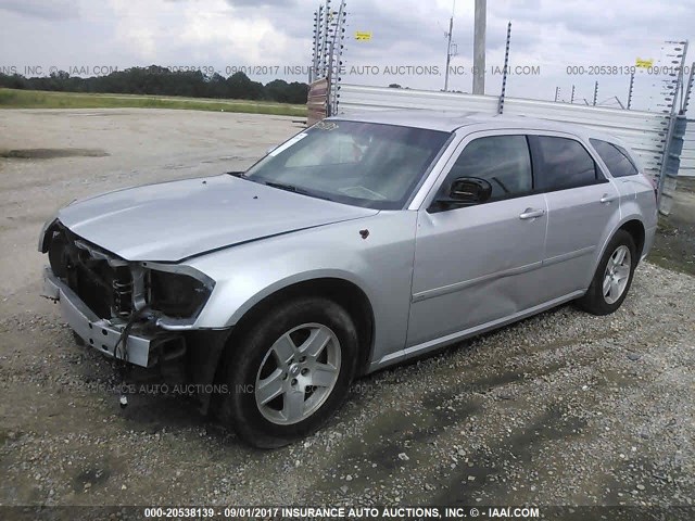 2D4FV47V87H842680 - 2007 DODGE MAGNUM SXT SILVER photo 2