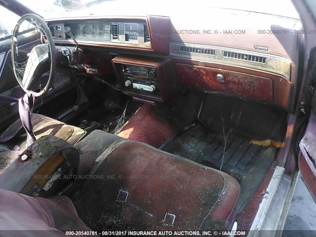 3M47F8R478133 - 1978 OLDSMOBILE CUTLAS  MAROON photo 5