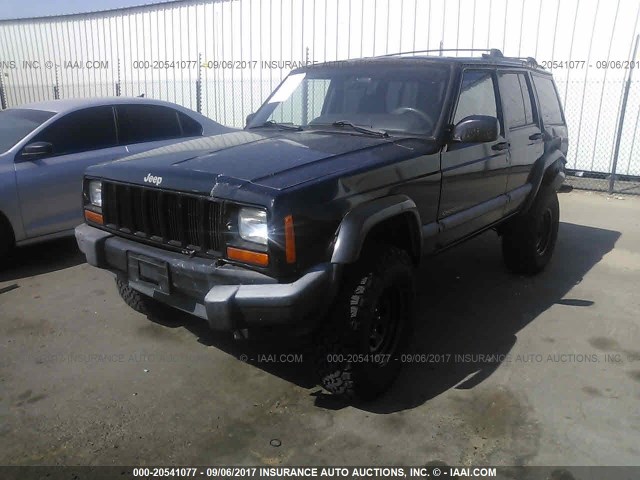 1J4FT68S2XL660196 - 1999 JEEP CHEROKEE SPORT/CLASSIC BLACK photo 2