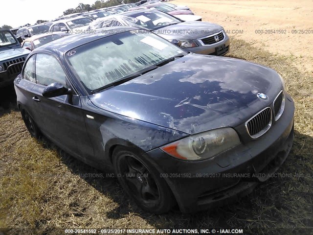 WBAUC73518VF22658 - 2008 BMW 135 I BLUE photo 1