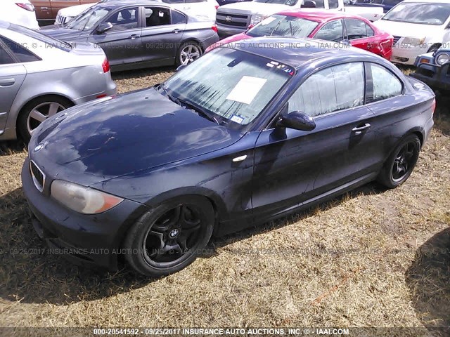 WBAUC73518VF22658 - 2008 BMW 135 I BLUE photo 2