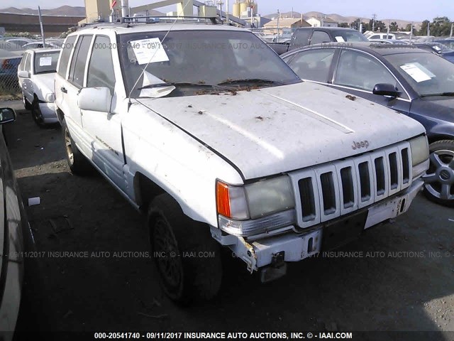 1J4GZ78S6TC225894 - 1996 JEEP GRAND CHEROKEE LIMITED WHITE photo 1