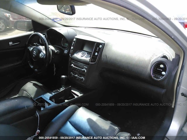 1N4AA51E69C819458 - 2009 NISSAN MAXIMA S/SV SILVER photo 5