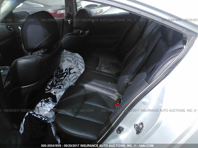 1N4AA51E69C819458 - 2009 NISSAN MAXIMA S/SV SILVER photo 8