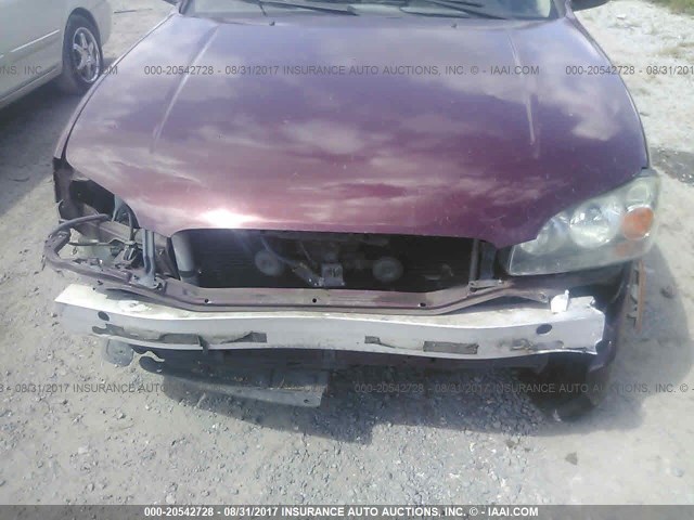 JN1DA31D22T436192 - 2002 NISSAN MAXIMA GLE/GXE/SE BURGUNDY photo 6