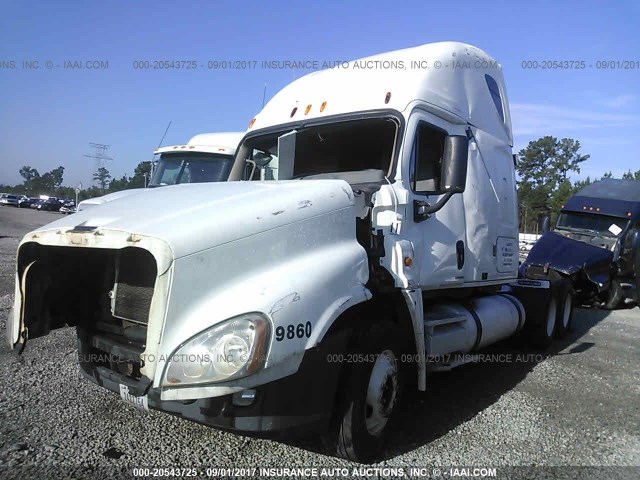1FUJGLBG5BSAX0320 - 2011 FREIGHTLINER CASCADIA 125  RED photo 2