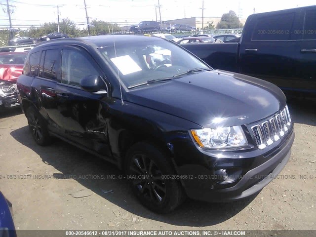 1C4NJCEB8CD684498 - 2012 JEEP COMPASS LATITUDE შავი ფოტო 1