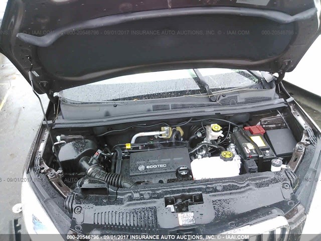 KL4CJBSB2GB708408 - 2016 BUICK ENCORE CONVENIENCE 栗色 照片 10